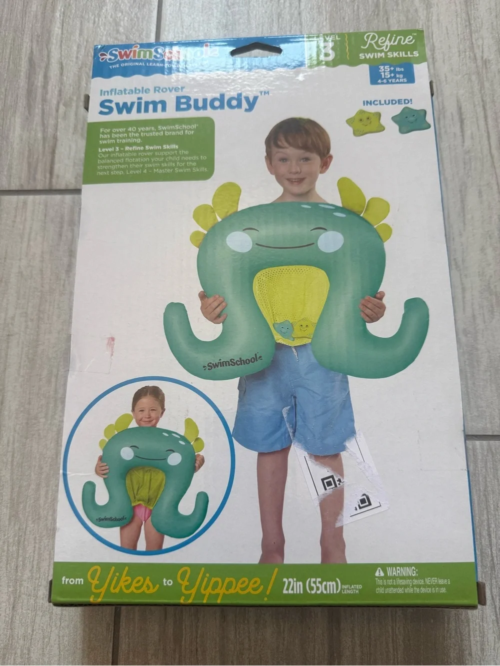 NEW SwimSchool Swim Buddy Inflatable Rover - Picture 2 of 2
